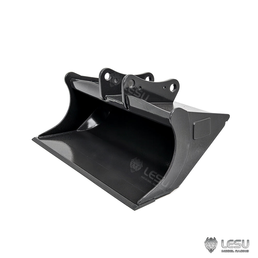 LESU 1/14 Hydraulic Excavator Wide Bucket Toothless Bucket AT-C0069 Sheet Metal Process Simulation Model Accessories
