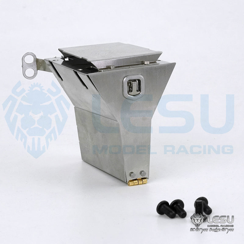 1/14 Truck Model Toy Fender Tool Box Openable G-6235 Universal Tamiya Accessories LESU