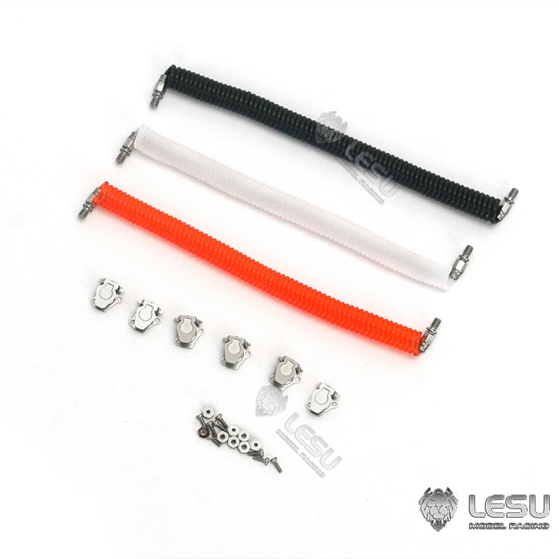 1/14 simulation truck gas pipe line rack equipment rack decoration modification accessories fixed Tamiya model LESU