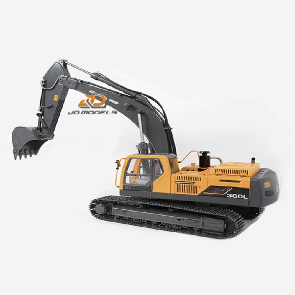 JDMODEL 1/14 Remote Control Hydraulic Metal Excavator Model JDM-106