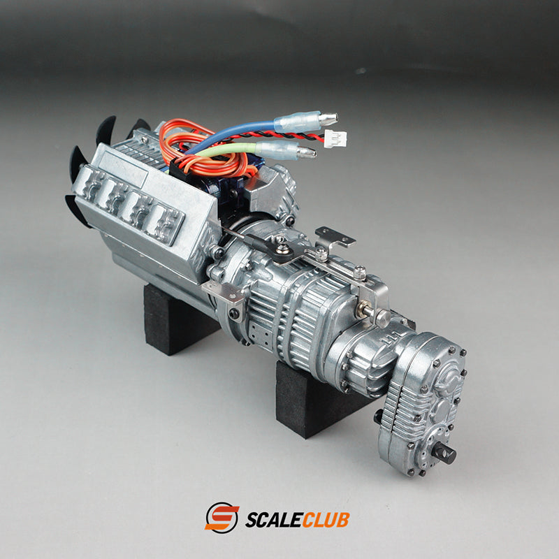 scaleclub Tamiya 1/14 trailer truck dump truck three-speed metal gearbox