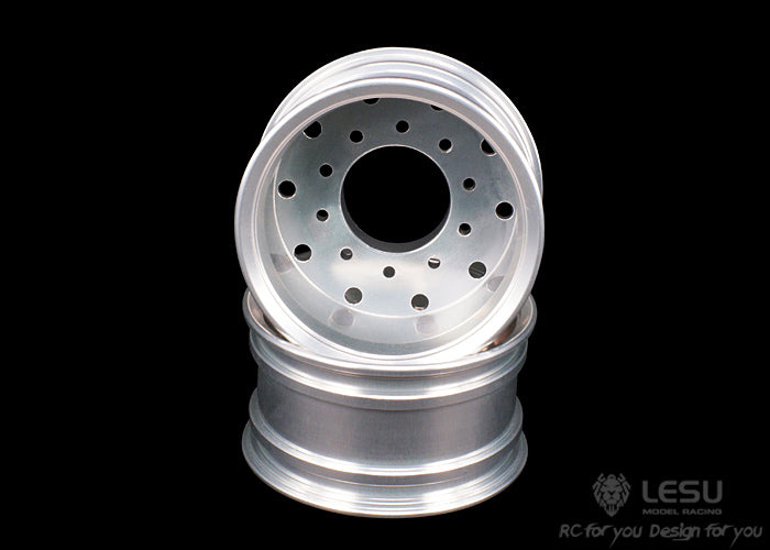 1/14 truck aluminum alloy wheel front wide wheel W-2008 Tamiya tractor Hino special wheel model LESU