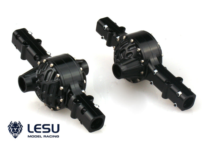 1/14 Truck Q-9062 Tamiya Tractor Mud Axle Metal Original Rear Axle Shell Set LESU Model Accessories