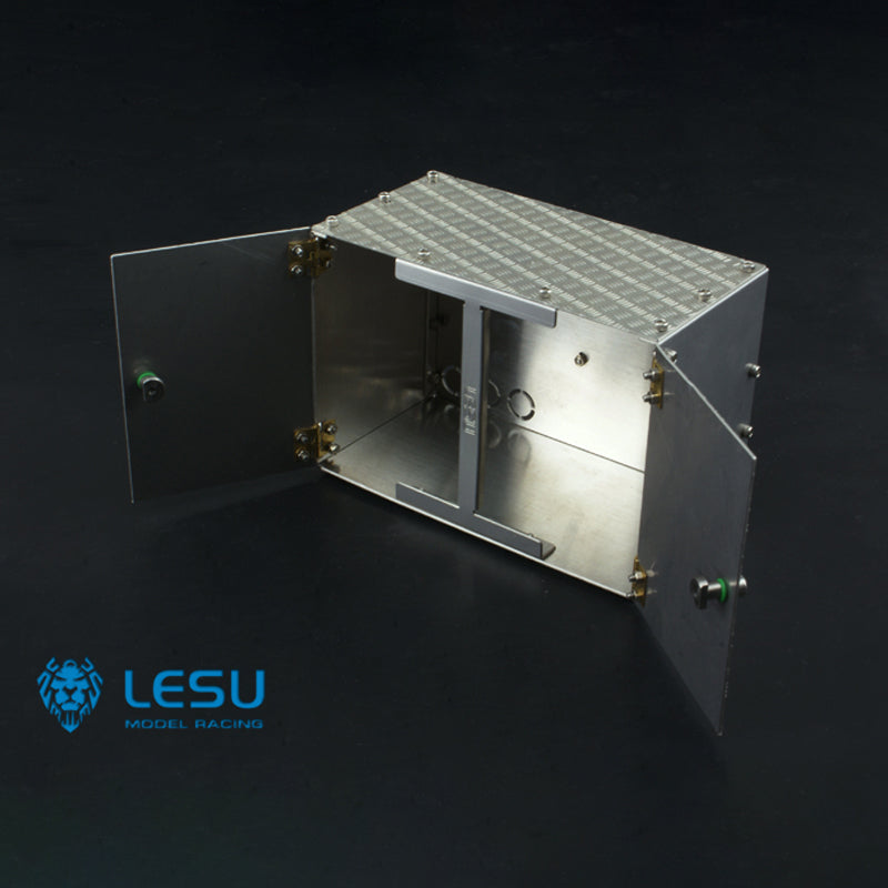 LESU 1/14 Metal Aluminum Alloy Simulation Tool Box Decoration Parts G-6056 Suitable for Tamiya Scaleclub RC Tractor Truck