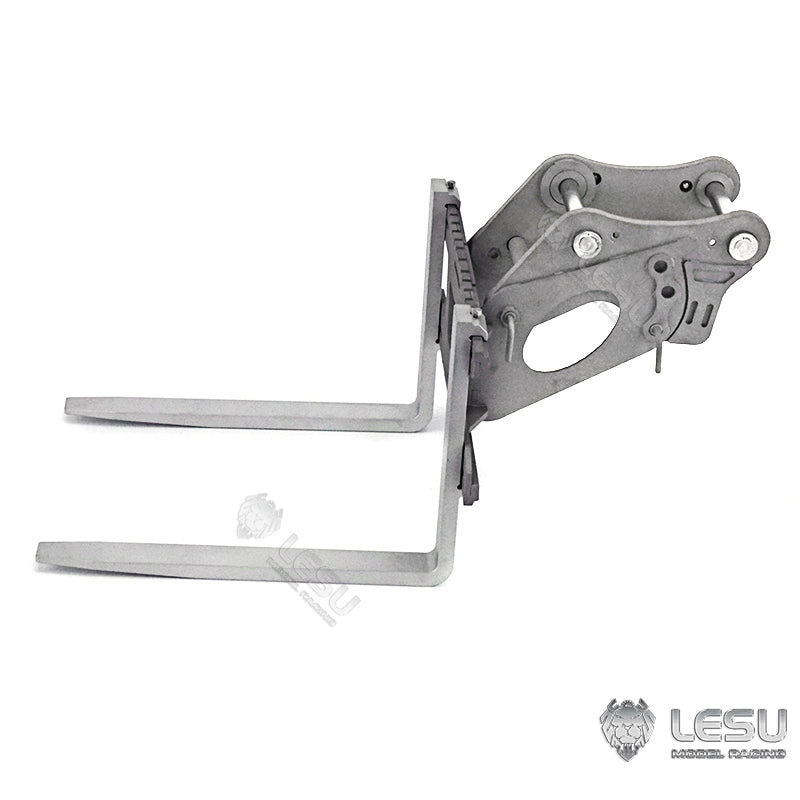 LESU 1/14 Engineering Hydraulic Excavator CAT 374F Modified Quick Change Metal Fork Attachment