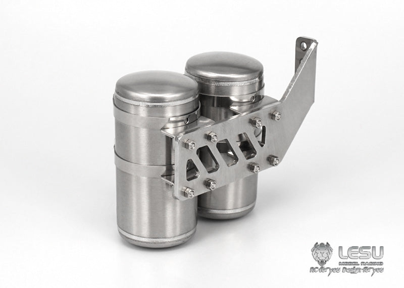 LESU G-6170 1/14 truck model simulation metal gas tank double gas tank air filter accessories Tamiya upgrade modification