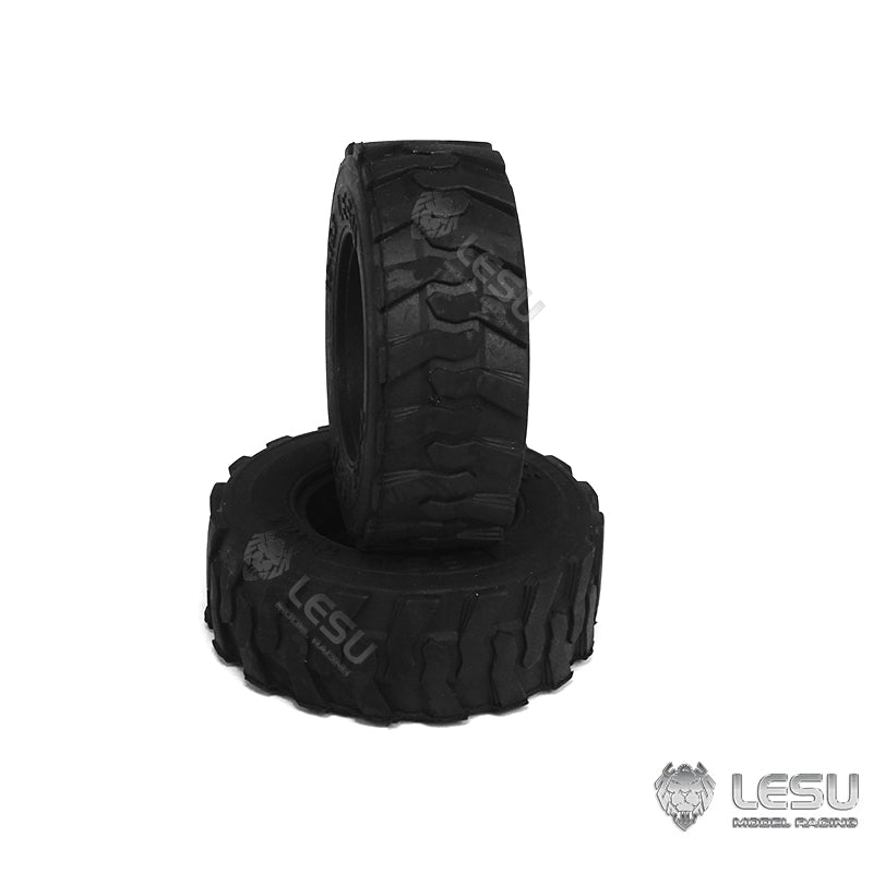 LESU 1/14 Simulation Model Engineering Crawler Bobcat Skid Steer Loader Tires and Wheels