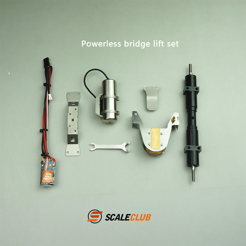 Scaleclub 1/14 Tamiya tractor truck dump truck hydraulic lifting axle upgrade kit