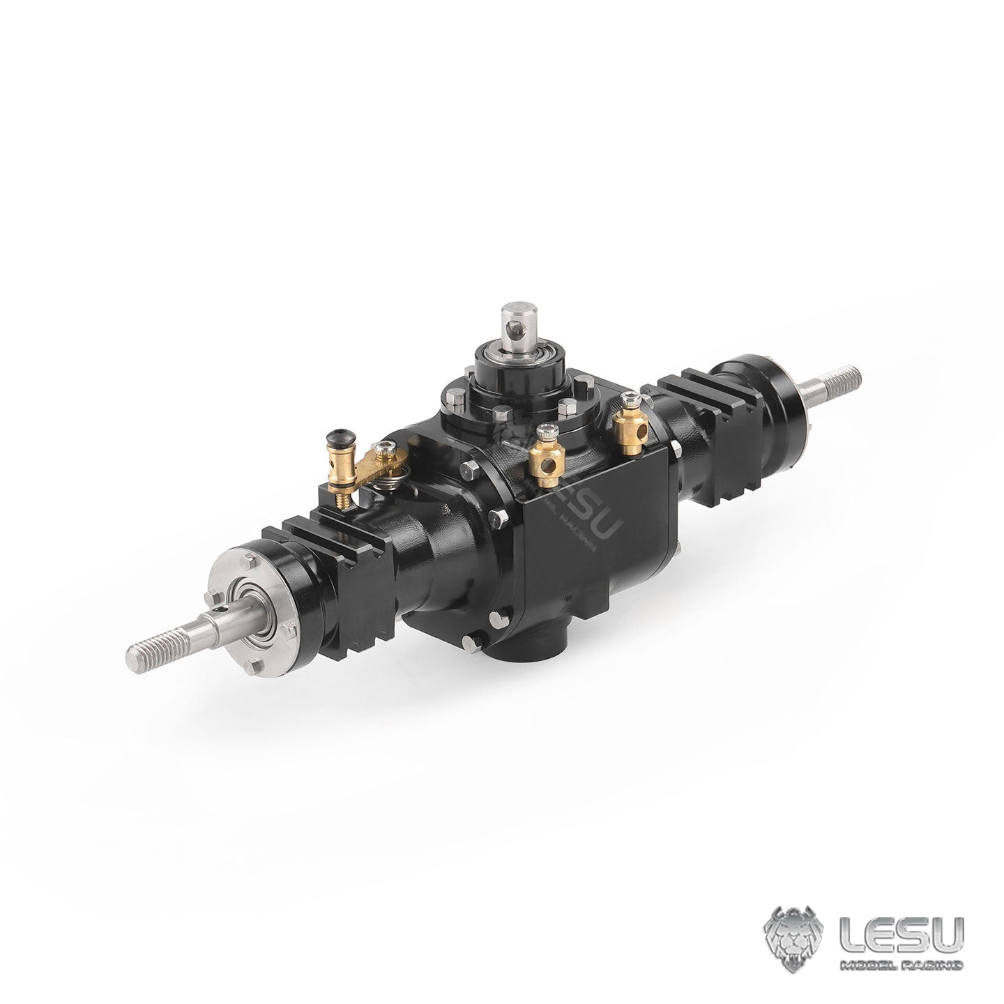 LESU 1/14 WA100M-8 loader with differential lock gear ratio 1:3 front axle and rear axle RD-2039 RC axle parts