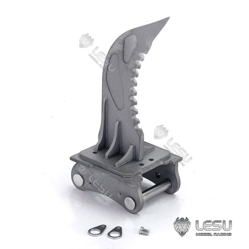 LESU 1/14 simulation hydraulic excavator PC360, wheel excavator, small short tail modified quick release straight blade ripper accessories
