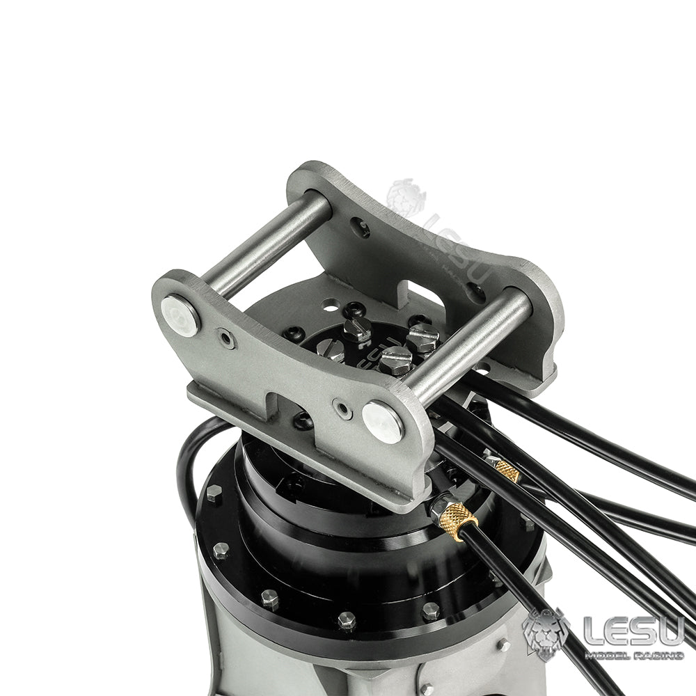 LESU 1/14 simulation hydraulic excavator PC360, wheel excavator, small short tail modified quick change Hydraulic Clamp accessories