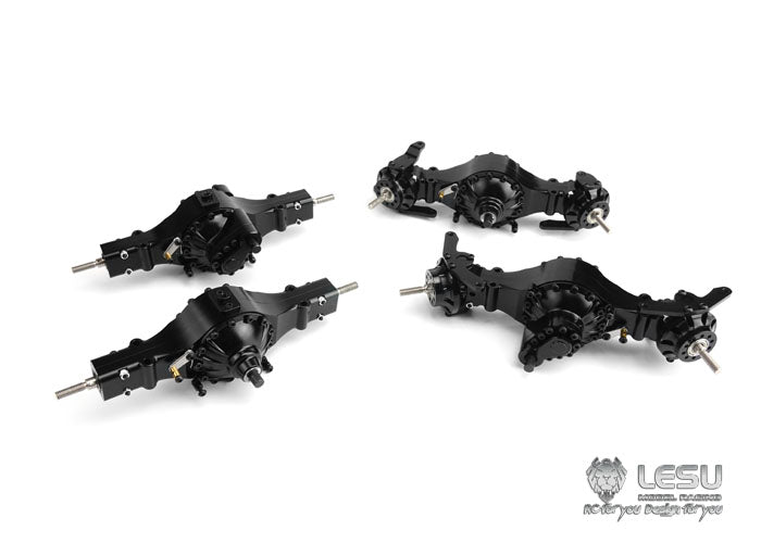 1/14 truck Tamiya tractor axle Q911 series differential lock mud axle model LESU