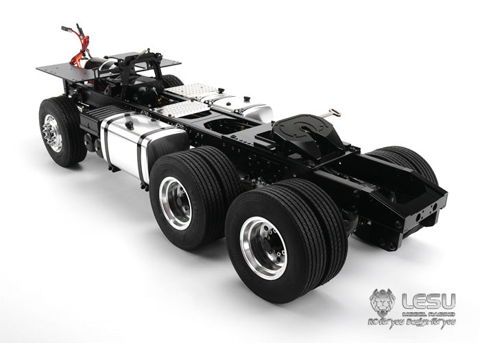 LESU 1/14 Tamiya Scania R620 R470 tractor truck 6X6 metal chassis tractor remote control toy model