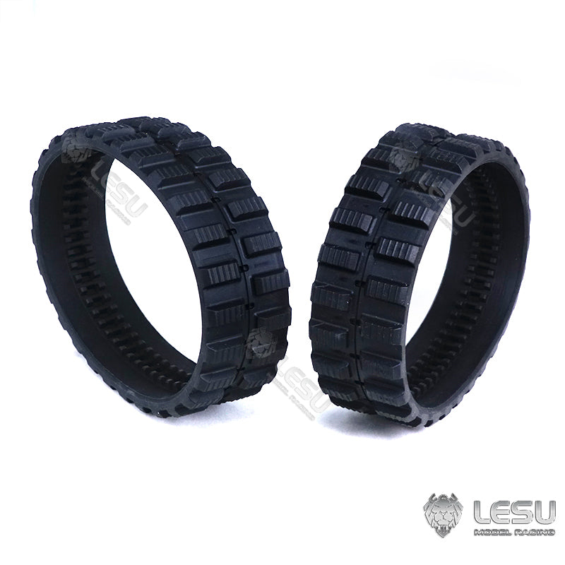 LESU 1/14 Simulation Model Engineering Crawler Bobcat Skid Steer Loader Rubber Track Strip