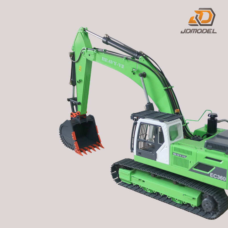 JDMODEL 1/14 remote control hydraulic metal excavator model replacement upgrade accessories various scenes use