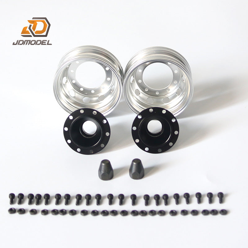 JDM-6 1:14 tractor wheel hub metal drum front narrow wheel hub