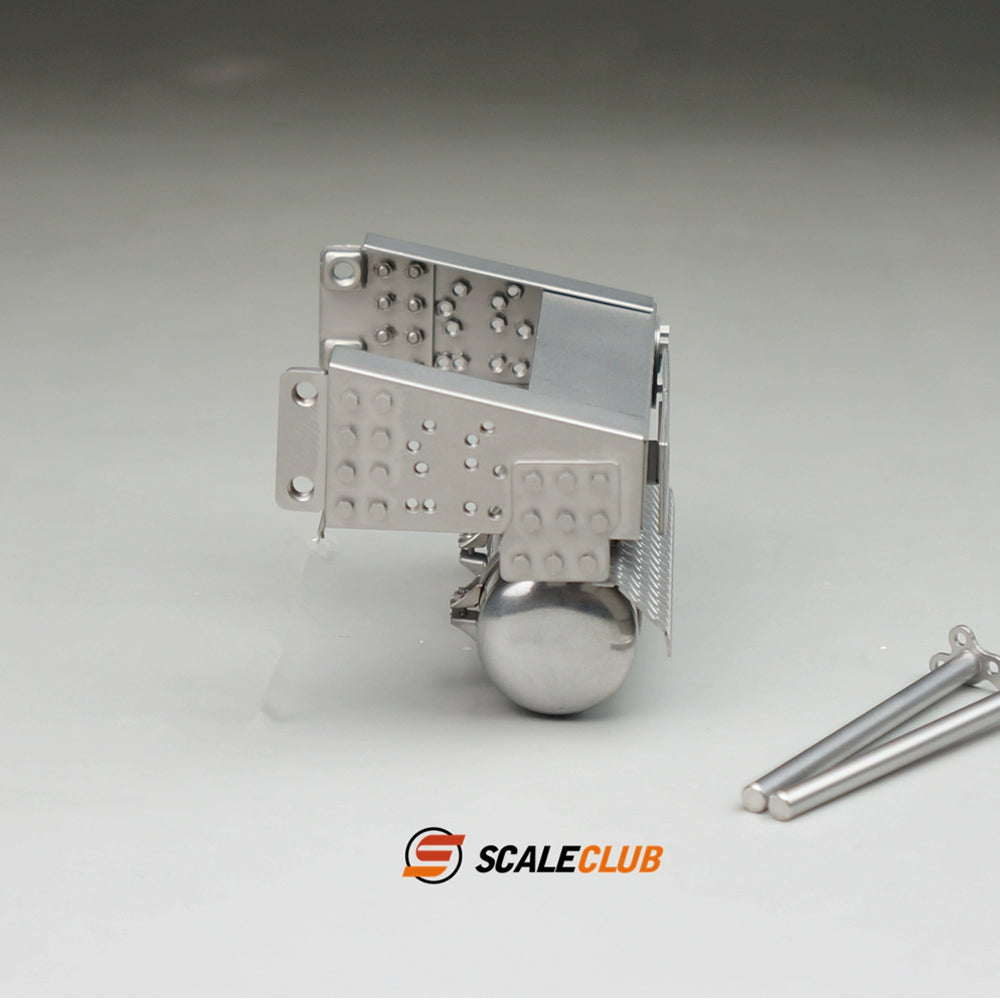 Scaleclub Model Metal Rear Gas Tank Tail Beam WLHQG-TY-1 for 1/14 RC Truck Trailer Truck Dump Truck Model Toy Upgrade DIY Parts