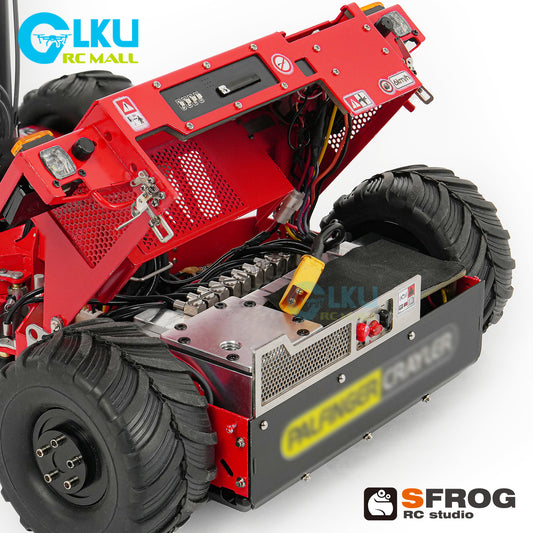 1/14 Scale RC Forklift SFROG-BM214 4WD Hydraulic Remote Control Construction Vehicle with Light & Sound