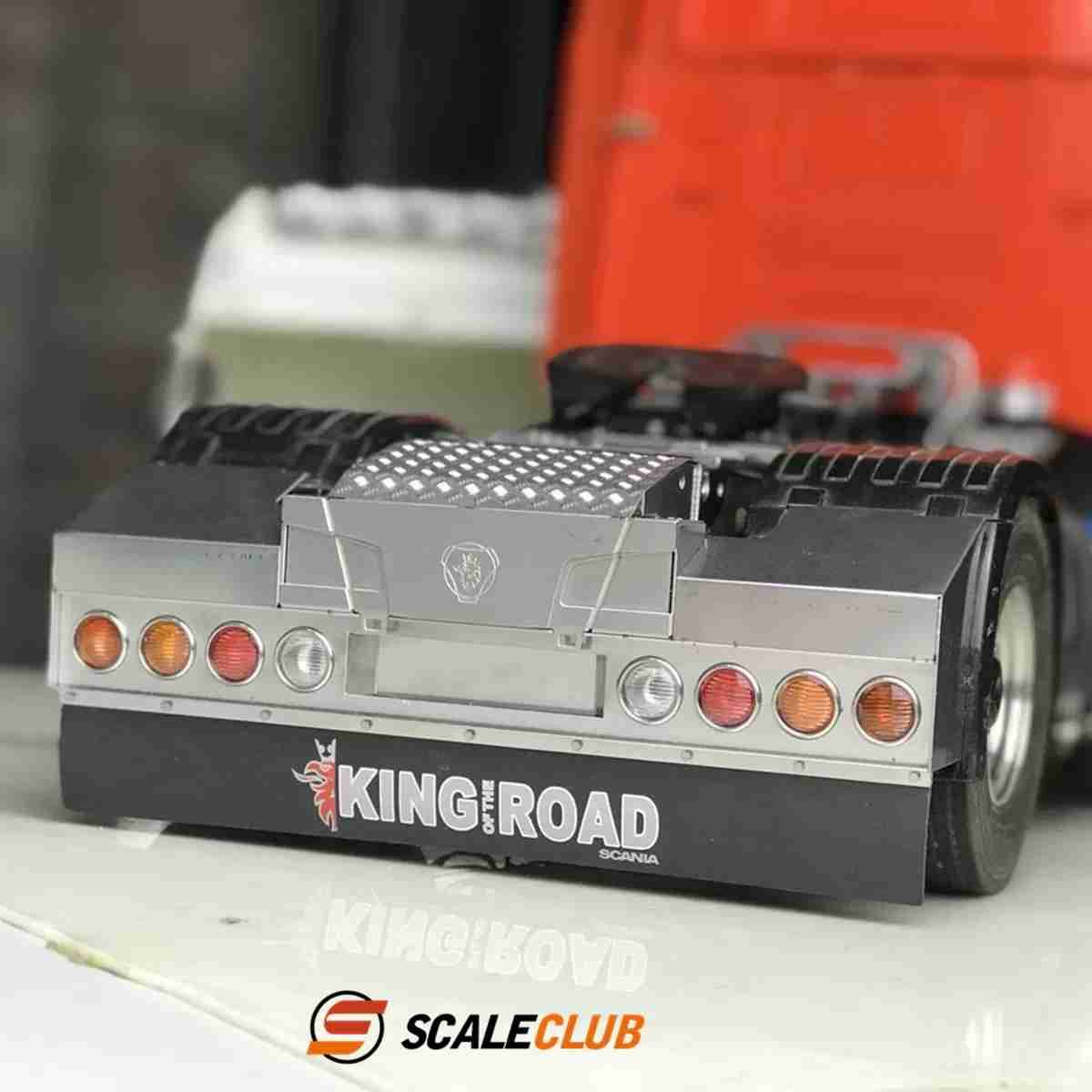 Scaleclub 1/14 Tamiya Scania R620 R470 R730 Heavy Duty Tractor Truck Metal Tail Beam with Light