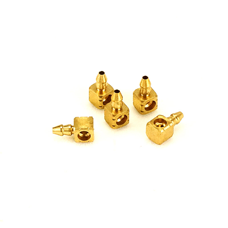 1/14 engineering machinery hydraulic model hydraulic component Y-1539 copper pipe welding parts suitable for outer 3 inner 2LESU