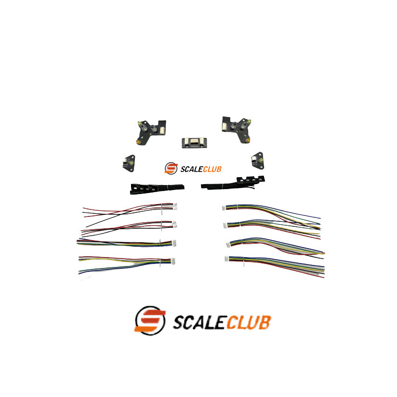 Scaleclcub model Mercedes Benz 3363 low roof engineering mud head body shell supporting light group module module