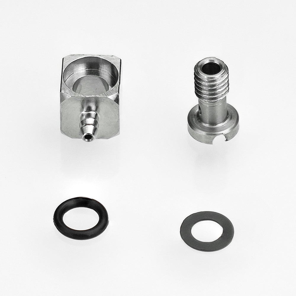 LESU Y-1544-B modified stainless steel precision elbow M3 nozzle suitable for nylon 2*1MM oil pipe