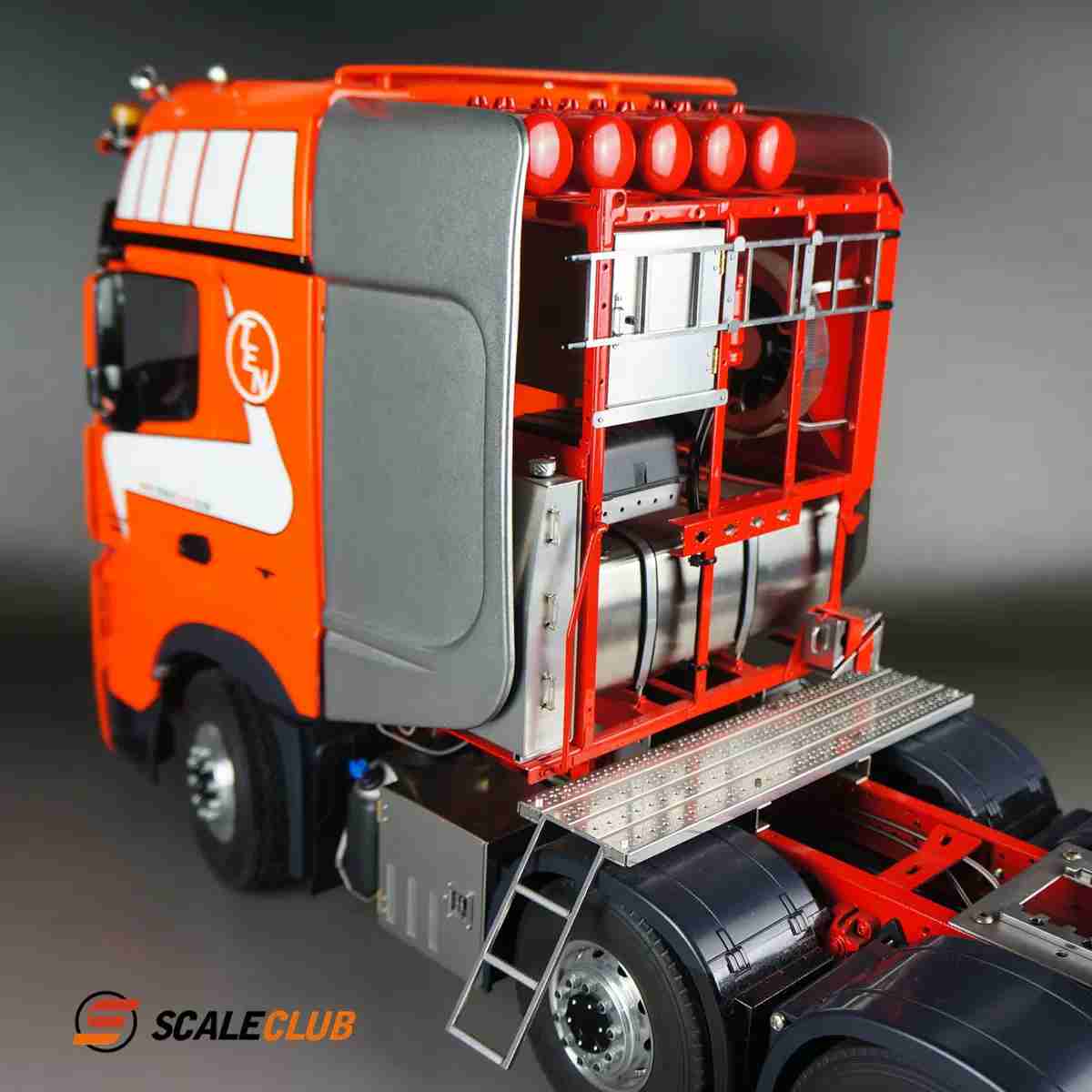 scaleclub 1/14 Tamiya Mercedes Benz heavy tractor truck SLT metal spoiler side panel equipment rack