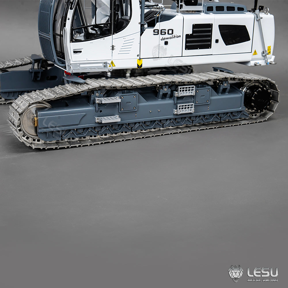 LESU 1/14 Fully Hydraulic Remote Control Model Simulation Excavator Aoue-LR960 Demolition Machine Excavator
