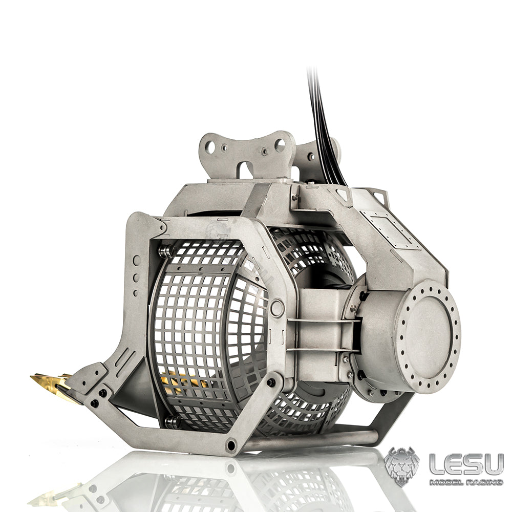 LESU 1/14 Excavator Model Quick Release Full Metal Hydraulic Motor Screen Bucket Accessory AT-C0018