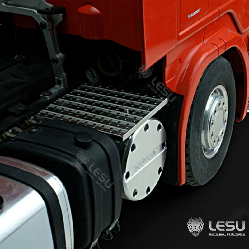 1/14 RC Truck Metal Simulation Exhaust Tank LESU G-6051 For Tamiya R620 R470 Truck Model Decoration Upgrade Accessories
