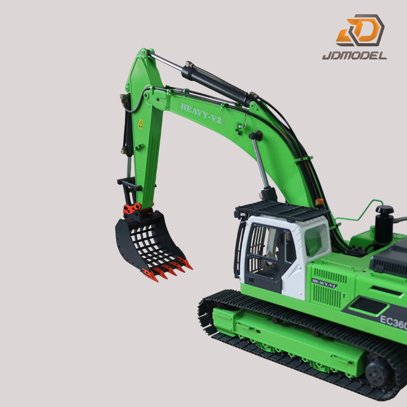 JDMODEL 1/14 remote control hydraulic metal excavator model replacement upgrade accessories various scenes use