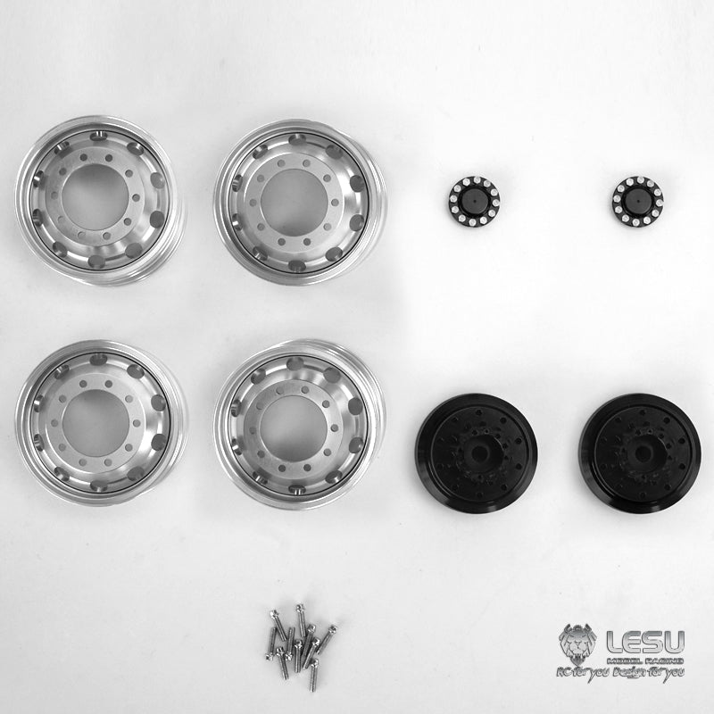 1/14 truck model toy aluminum alloy full metal rear wheel hub W-2050 Tamiya tractor model accessories