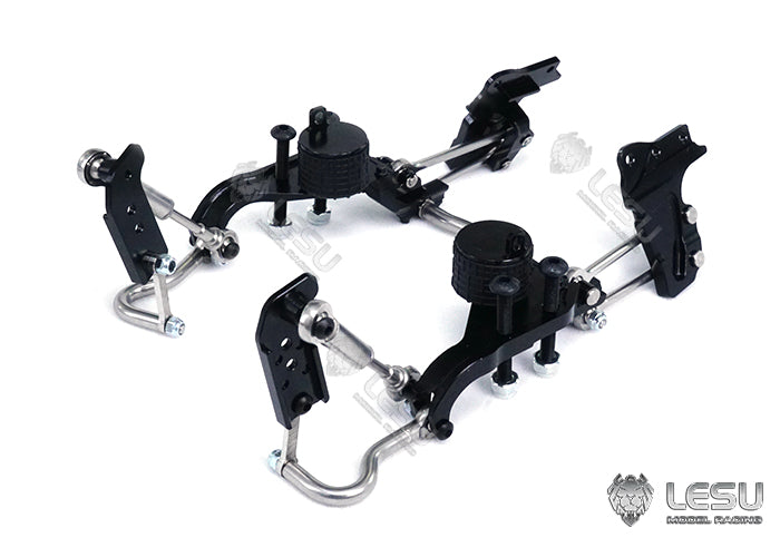 1/14 simulation truck model Tamiya modified accessories X-8022-B steering axle shock absorber airbag suspension LESU