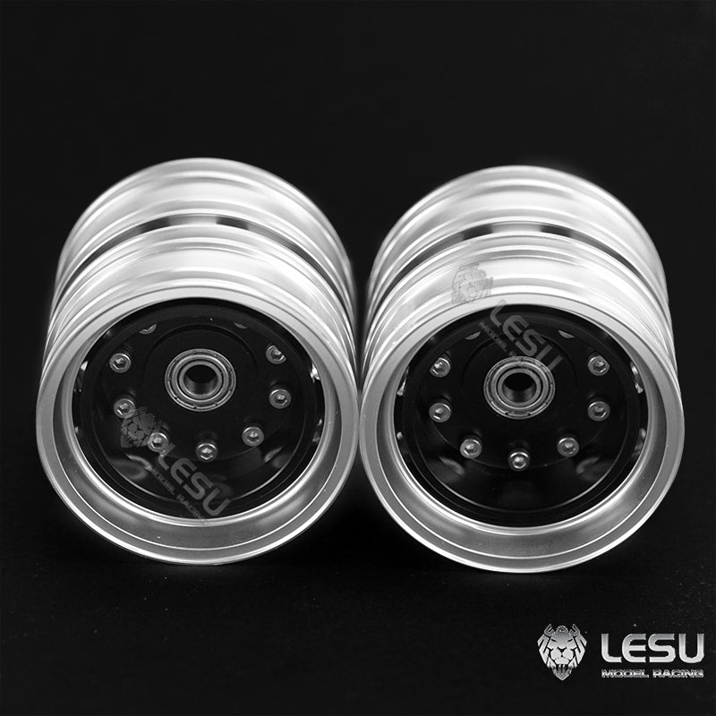 1/14 simulation truck Tamiya tractor trailer metal wheel W-2058 non-powered bearing version wheel LESU