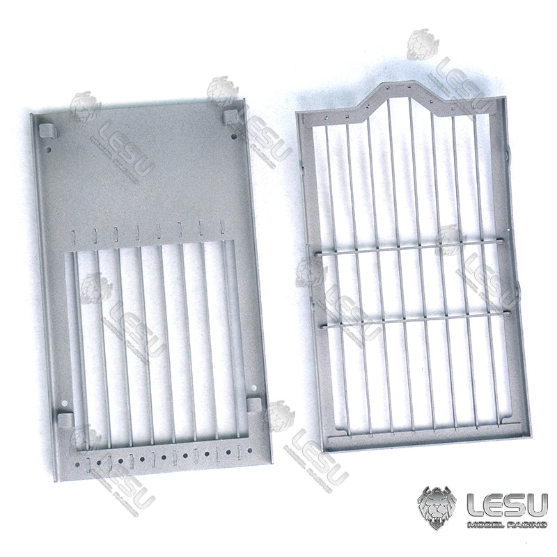 LESU 1/14 C374F excavator cab upper and lower guardrails can be equipped with headlights DIY excavator modification parts