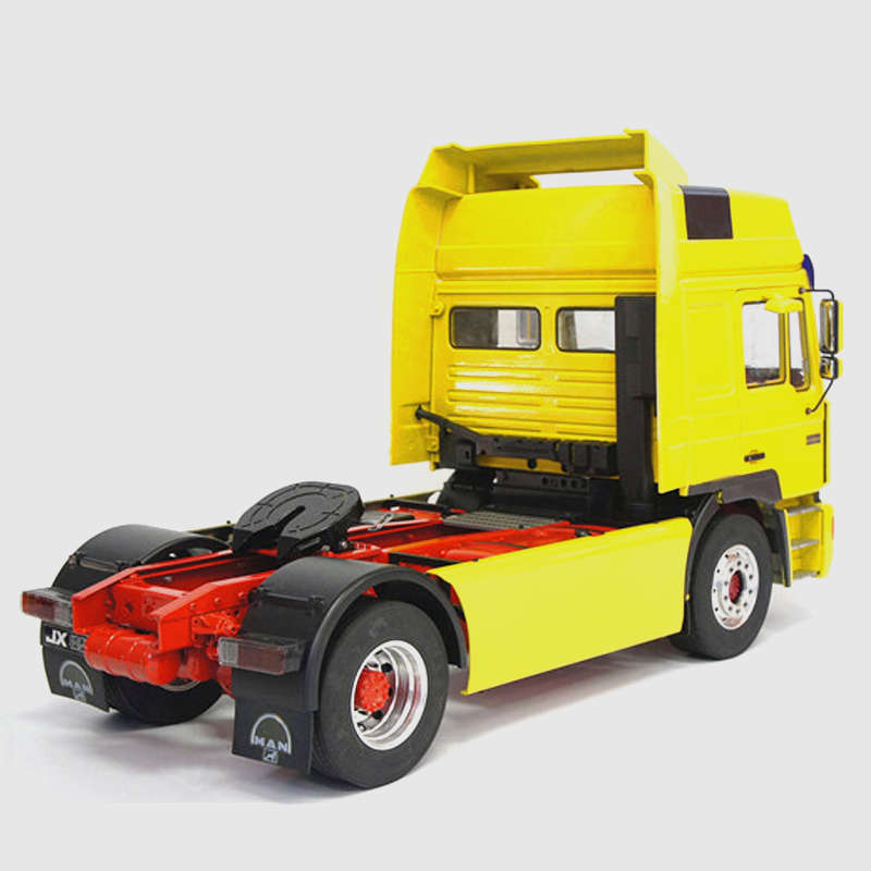 JXmodel 1/14 Tamiya MAN F2000 Cab 4X2 Tractor Truck Aluminum Alloy Opening Doors and Front RTR Version