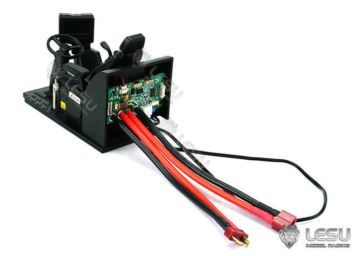 LESU 1/14 engineering model excavator driver's seat modification multi-function LCD display