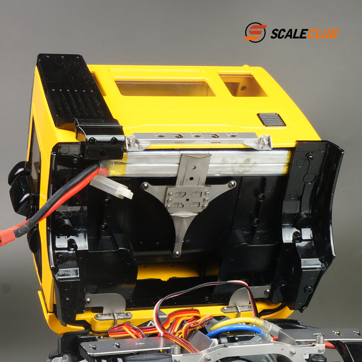 scaleclub 1/14 IVECO front upgrade metal battery clip battery holder