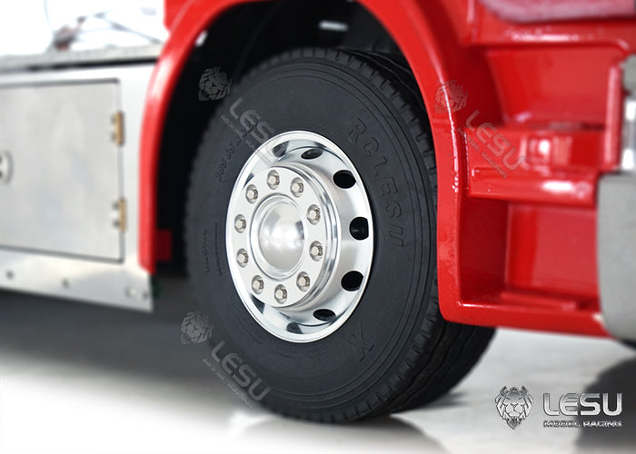 1/14 truck toy aluminum alloy CNC made front wheel hub W-2051 Tamiya tractor model accessories