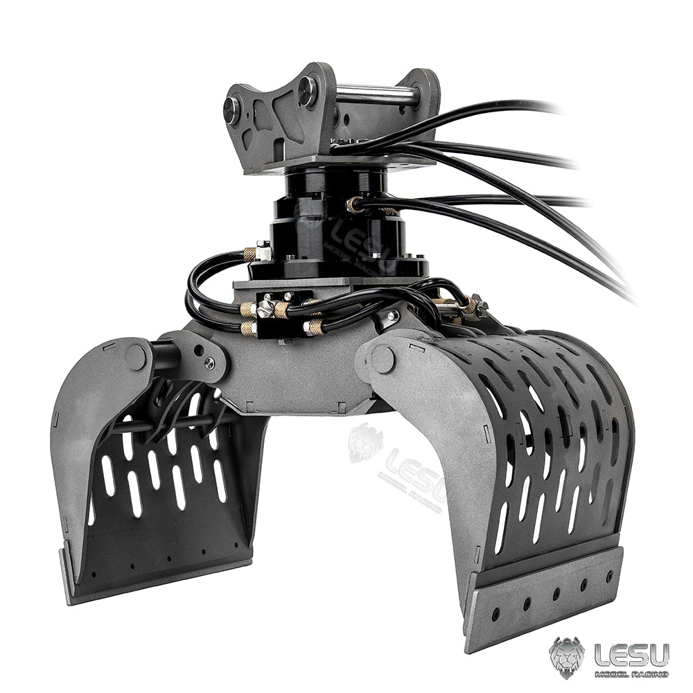 LESU 1/14 Engineering Machinery Model Excavator ET35 Modified Quick-Change Hydraulic Mechanical Claw Attachment