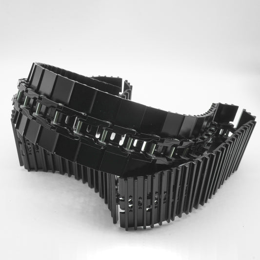 CUT-LD-02 CUT 1/12 Hydraulic Excavator Zinc Alloy Track with Three Rebars 55MM Width