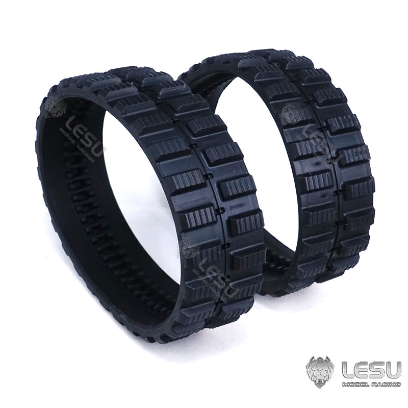 LESU 1/14 Simulation Model Engineering Crawler Bobcat Skid Steer Loader Rubber Track Strip