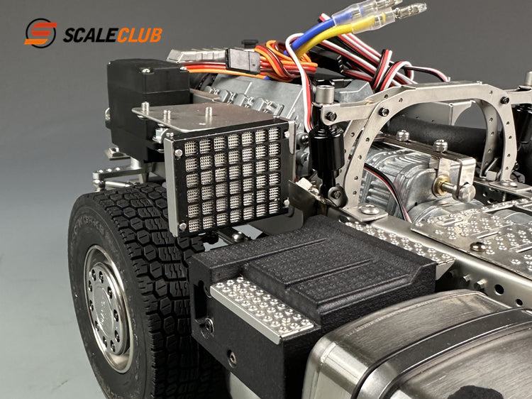 scaleclub 1/14 Tamiya Scania 770S Tamiya tractor simulated metal parking air conditioning radiator