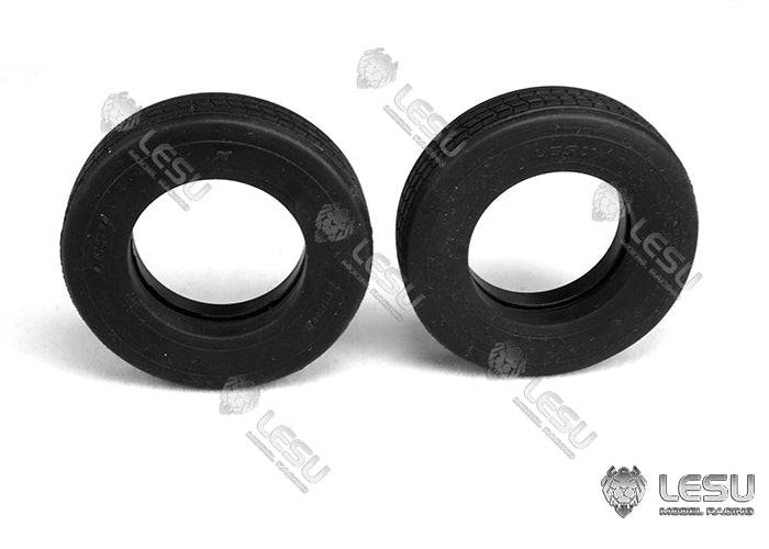 1/14 Truck Small Tire S-1287-1 Diameter 52MM High Quality Rubber Tire Suitable for Semi-trailer LESU