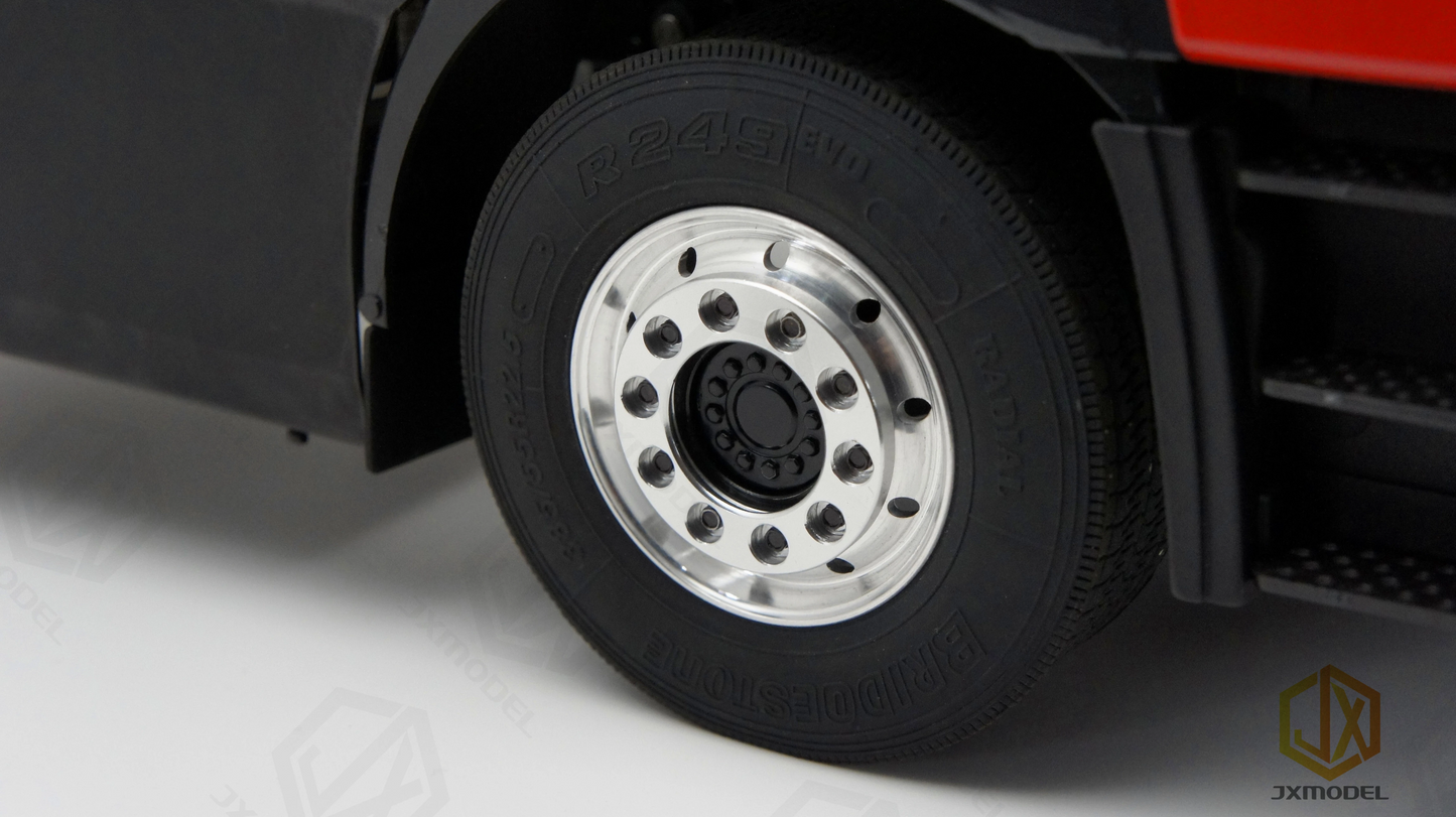 Wheel guard ring-JXmodel Tamiya tractor model mud head 1:14 aluminum alloy upgrade simulation