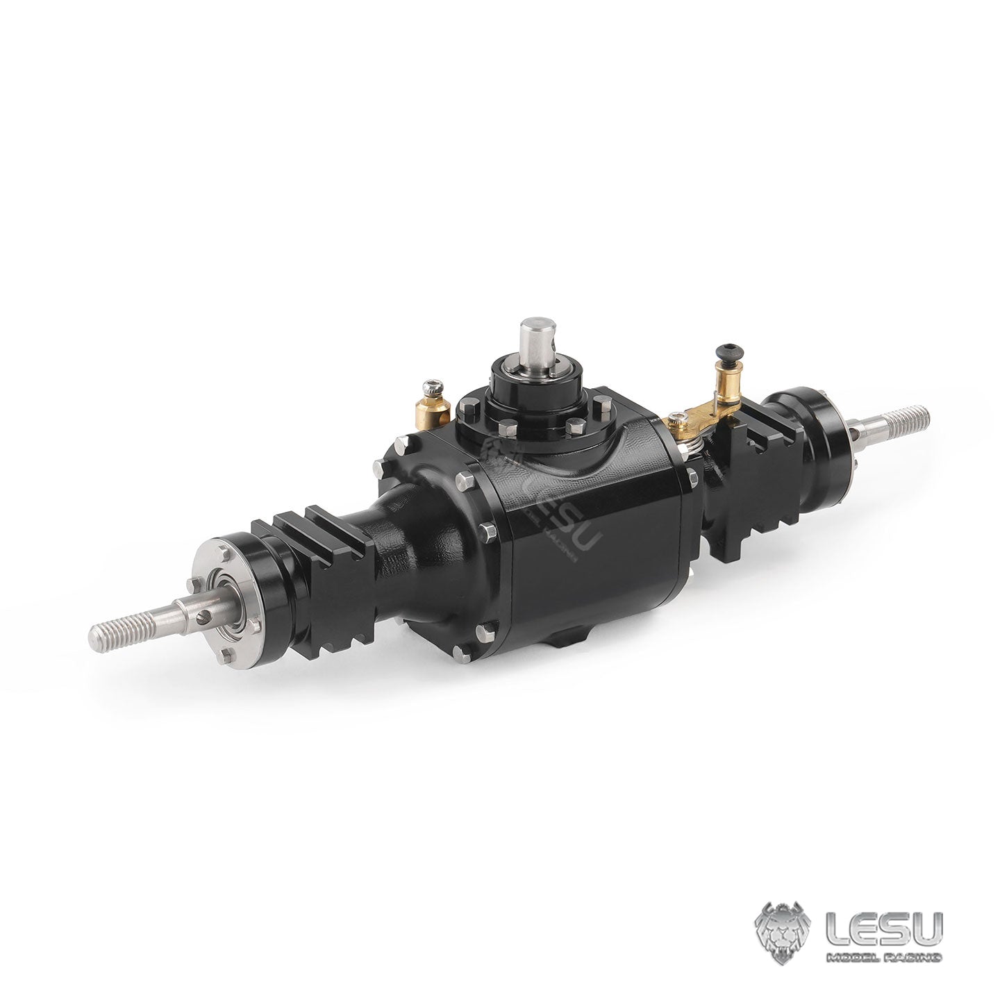 LESU 1/14 WA100M-8 loader with differential lock gear ratio 1:3 front axle and rear axle RD-2039 RC axle parts