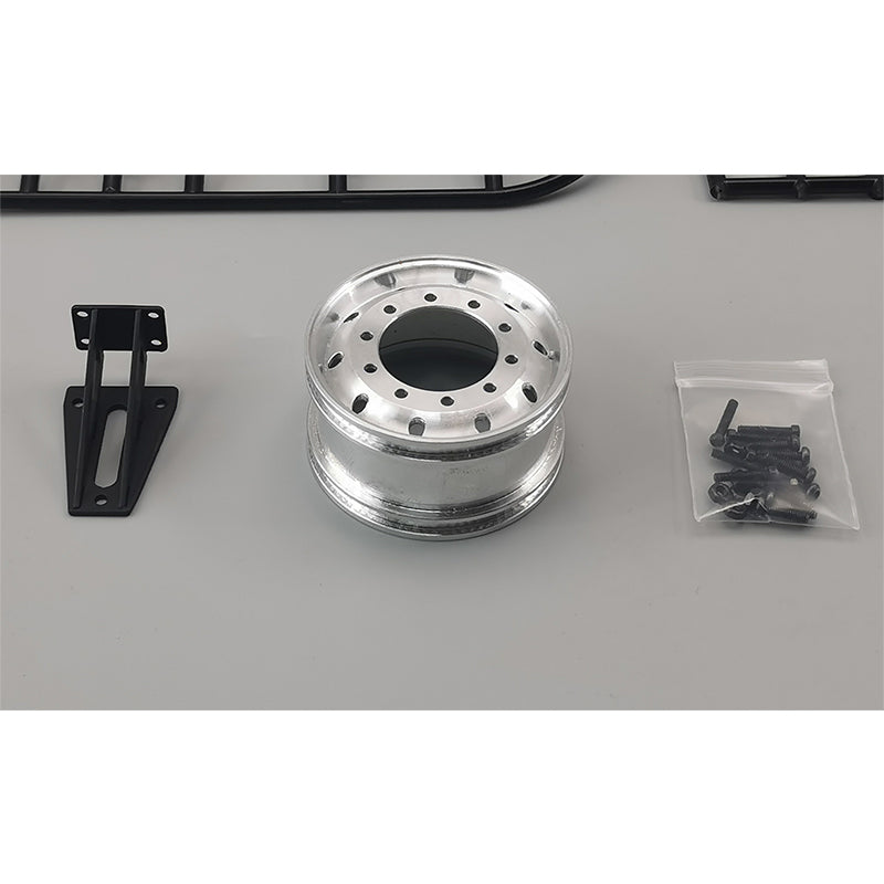 Spare tire rack kit - JXmodel truck model 1:14 tractor trailer adapter with original tire