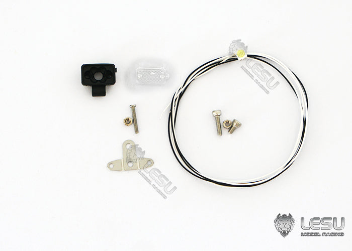 LED S-1284 simulation spotlight accessories suitable for Tamiya 1/14 RC truck engineering vehicle model upgrade modification