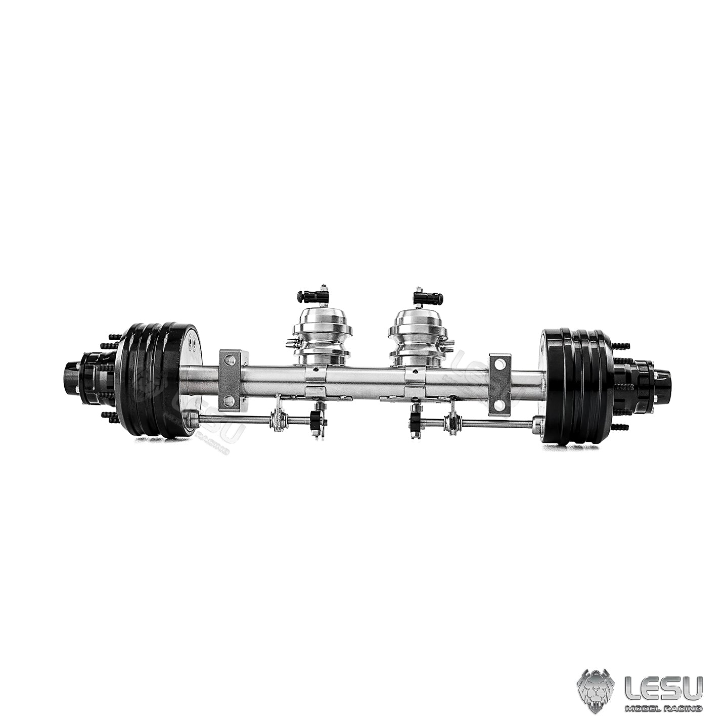 LESU 1/14 model drum brake non-powered two-wheel axle (brake state) Q-9072-A