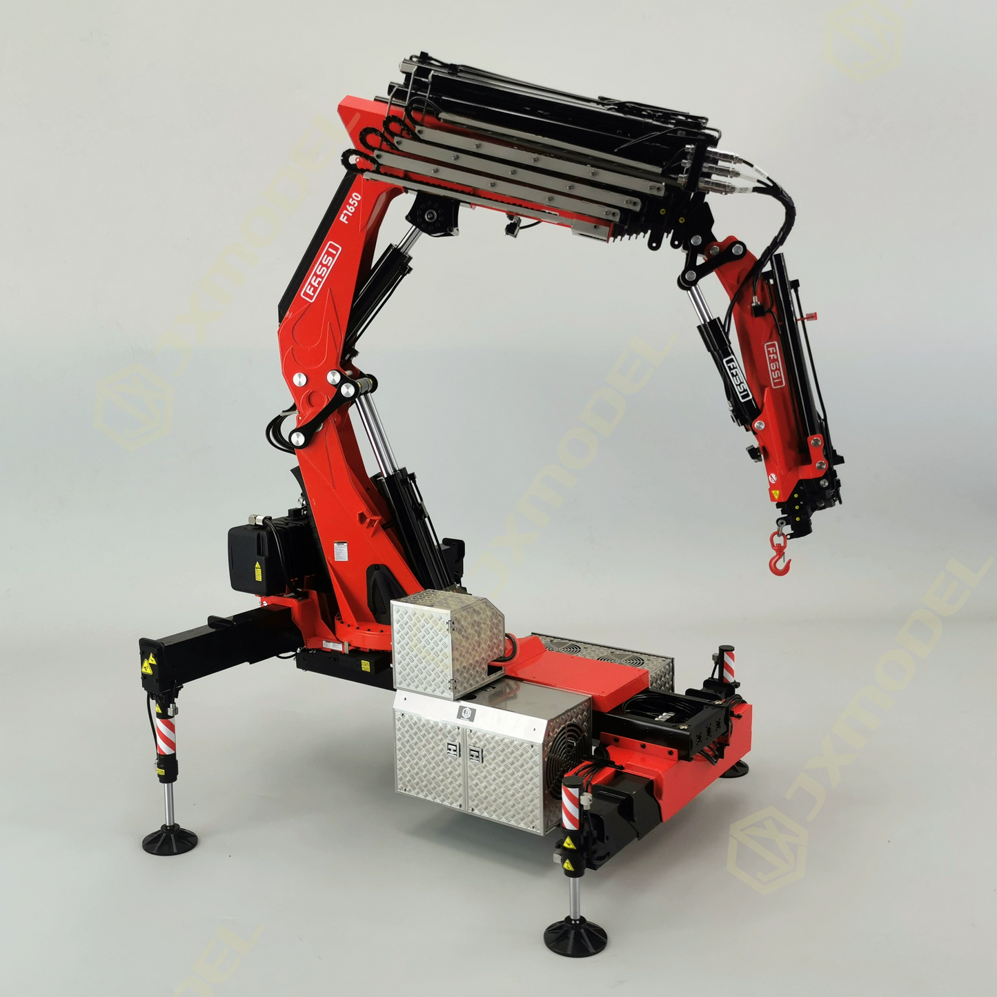 F1650 Truck Mounted Crane - JXmodel Truck Remote Control Tractor Truck Hydraulic Engineering Machinery Top